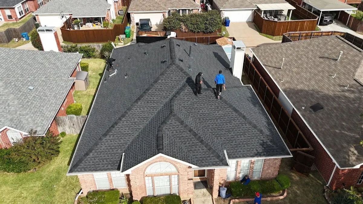 Commercial Roofing work in progress on a Hanahan property